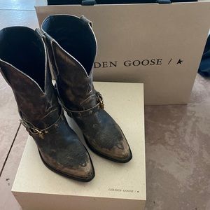Golden Goose Cowboy Western Boots